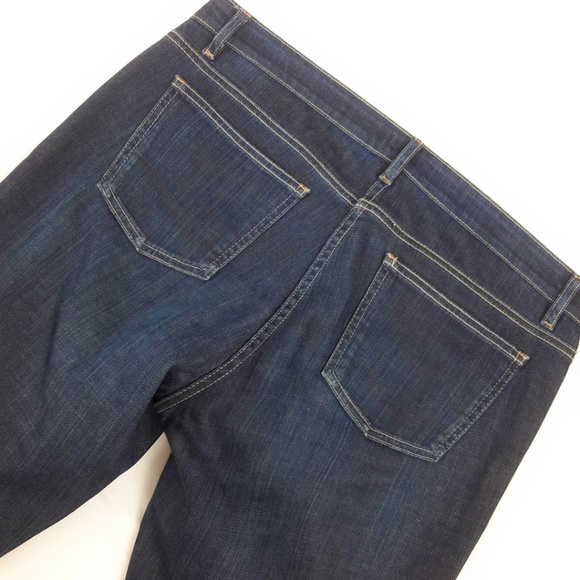 Eileen Fisher Classic Jeans Organic Cotton Straight Dark Wash 10 34 x 32 - Picture 2 of 8